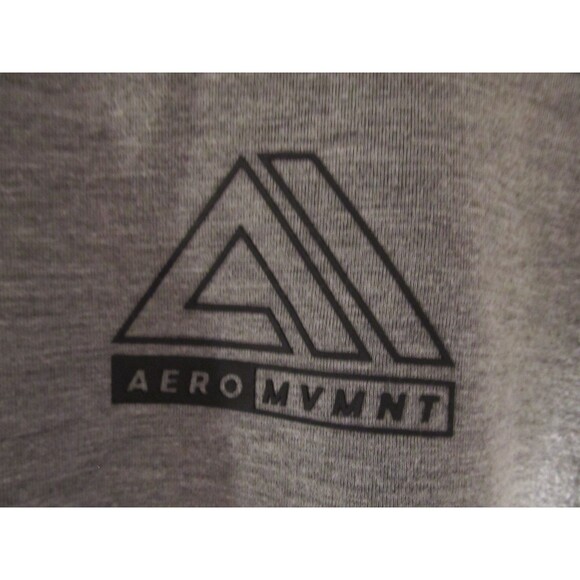 Aeropostale Hoodie Men’s Size M Pre-Owned Gray Black  Pullover Good Condition - Picture 4 of 8